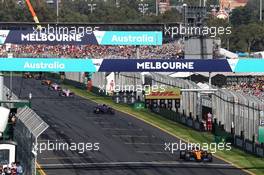 Lando Norris (GBR) McLaren MCL34. 17.03.2019. Formula 1 World Championship, Rd 1, Australian Grand Prix, Albert Park, Melbourne, Australia, Race Day.