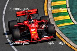 Sebastian Vettel (GER) Ferrari SF90. 16.03.2019. Formula 1 World Championship, Rd 1, Australian Grand Prix, Albert Park, Melbourne, Australia, Qualifying Day.