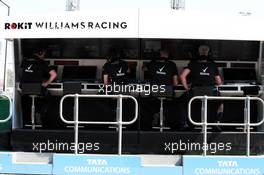 Williams Racing pit gantry. 16.03.2019. Formula 1 World Championship, Rd 1, Australian Grand Prix, Albert Park, Melbourne, Australia, Qualifying Day.