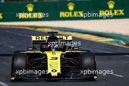 Daniel Ricciardo (AUS) Renault F1 Team RS19. 16.03.2019. Formula 1 World Championship, Rd 1, Australian Grand Prix, Albert Park, Melbourne, Australia, Qualifying Day.