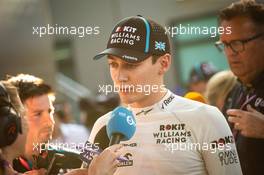 George Russell (GBR) Williams Racing with the media. 16.03.2019. Formula 1 World Championship, Rd 1, Australian Grand Prix, Albert Park, Melbourne, Australia, Qualifying Day.