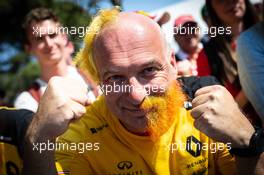 Renault F1 Team fan. 17.03.2019. Formula 1 World Championship, Rd 1, Australian Grand Prix, Albert Park, Melbourne, Australia, Race Day.