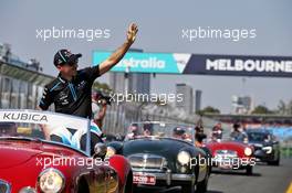 Robert Kubica (POL) Williams Racing on the drivers parade. 17.03.2019. Formula 1 World Championship, Rd 1, Australian Grand Prix, Albert Park, Melbourne, Australia, Race Day.