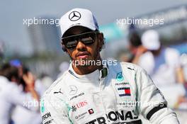 Lewis Hamilton (GBR) Mercedes AMG F1 on the drivers parade. 17.03.2019. Formula 1 World Championship, Rd 1, Australian Grand Prix, Albert Park, Melbourne, Australia, Race Day.