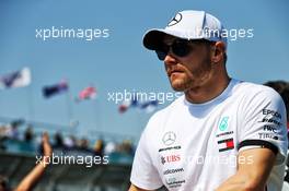 Valtteri Bottas (FIN) Mercedes AMG F1 on the drivers parade. 17.03.2019. Formula 1 World Championship, Rd 1, Australian Grand Prix, Albert Park, Melbourne, Australia, Race Day.