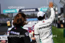 Lewis Hamilton (GBR) Mercedes AMG F1 on the drivers parade. 17.03.2019. Formula 1 World Championship, Rd 1, Australian Grand Prix, Albert Park, Melbourne, Australia, Race Day.