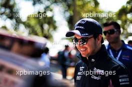 Sergio Perez (MEX) Racing Point F1 Team. 14.03.2019. Formula 1 World Championship, Rd 1, Australian Grand Prix, Albert Park, Melbourne, Australia, Preparation Day.