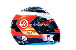 The helmet of Romain Grosjean (FRA) Haas F1 Team. 14.03.2019. Formula 1 World Championship, Rd 1, Australian Grand Prix, Albert Park, Melbourne, Australia, Preparation Day.