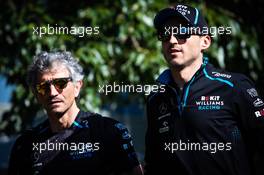 Robert Kubica (POL) Williams Racing with Edoardo Bendinelli (ITA) Personal Trainer. 14.03.2019. Formula 1 World Championship, Rd 1, Australian Grand Prix, Albert Park, Melbourne, Australia, Preparation Day.