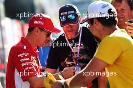 Sebastian Vettel (GER) Ferrari signs autographs for the fans. 28.06.2019. Formula 1 World Championship, Rd 9, Austrian Grand Prix, Spielberg, Austria, Practice Day.