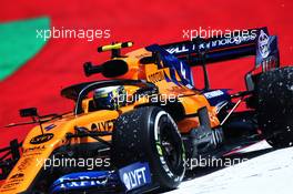 Lando Norris (GBR) McLaren MCL34 runs wide. 28.06.2019. Formula 1 World Championship, Rd 9, Austrian Grand Prix, Spielberg, Austria, Practice Day.