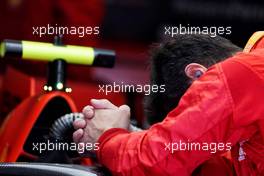 A Ferrari mechanic. 30.06.2019 Formula 1 World Championship, Rd 9, Austrian Grand Prix, Spielberg, Austria, Race Day.