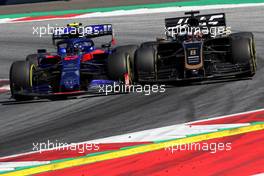 Alexander Albon (THA), Scuderia Toro Rosso and Romain Grosjean (FRA), Haas F1 Team  30.06.2019 Formula 1 World Championship, Rd 9, Austrian Grand Prix, Spielberg, Austria, Race Day.