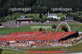 Fans in the grandstand. 30.06.2019 Formula 1 World Championship, Rd 9, Austrian Grand Prix, Spielberg, Austria, Race Day.