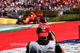 Charles Leclerc (MON) Ferrari SF90 photographed by a Charles fan. 30.06.2019 Formula 1 World Championship, Rd 9, Austrian Grand Prix, Spielberg, Austria, Race Day.