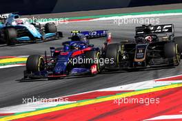 Alexander Albon (THA), Scuderia Toro Rosso and Romain Grosjean (FRA), Haas F1 Team  30.06.2019 Formula 1 World Championship, Rd 9, Austrian Grand Prix, Spielberg, Austria, Race Day.