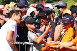 Lando Norris (GBR) McLaren with fans. 29.06.2019. Formula 1 World Championship, Rd 9, Austrian Grand Prix, Spielberg, Austria, Qualifying Day.