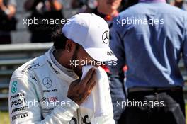 Lewis Hamilton (GBR) Mercedes AMG F1 in qualifying parc ferme. 29.06.2019. Formula 1 World Championship, Rd 9, Austrian Grand Prix, Spielberg, Austria, Qualifying Day.