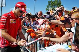 Charles Leclerc (MON) Ferrari signs autographs for the fans. 29.06.2019. Formula 1 World Championship, Rd 9, Austrian Grand Prix, Spielberg, Austria, Qualifying Day.