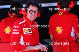 Mattia Binotto (ITA) Ferrari Team Principal.