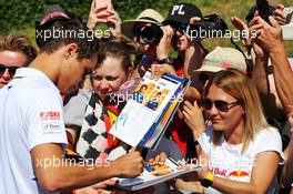 Lando Norris (GBR) McLaren signs autographs for the fans. 29.06.2019. Formula 1 World Championship, Rd 9, Austrian Grand Prix, Spielberg, Austria, Qualifying Day.