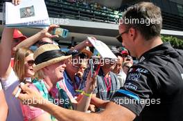 Robert Kubica (POL) Williams Racing signs autographs for the fans. 29.06.2019. Formula 1 World Championship, Rd 9, Austrian Grand Prix, Spielberg, Austria, Qualifying Day.