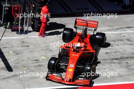 Sebastian Vettel (GER) Ferrari SF90 leaves the pits. 29.06.2019. Formula 1 World Championship, Rd 9, Austrian Grand Prix, Spielberg, Austria, Qualifying Day.