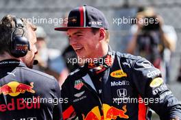 Max Verstappen (NLD) Red Bull Racing celebrates his third position in qualifying parc ferme. 29.06.2019. Formula 1 World Championship, Rd 9, Austrian Grand Prix, Spielberg, Austria, Qualifying Day.