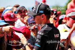 George Russell (GBR) Williams Racing signs autographs for the fans. 30.06.2019 Formula 1 World Championship, Rd 9, Austrian Grand Prix, Spielberg, Austria, Race Day.