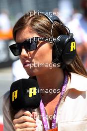 Sabine Sassine, TV Presenter. 30.06.2019 Formula 1 World Championship, Rd 9, Austrian Grand Prix, Spielberg, Austria, Race Day.