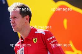 Sebastian Vettel (GER) Ferrari. 27.06.2019. Formula 1 World Championship, Rd 9, Austrian Grand Prix, Spielberg, Austria, Preparation Day.