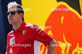 Sebastian Vettel (GER) Ferrari. 27.06.2019. Formula 1 World Championship, Rd 9, Austrian Grand Prix, Spielberg, Austria, Preparation Day.