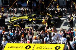 Renault F1 Team practices a pit stop. 27.06.2019. Formula 1 World Championship, Rd 9, Austrian Grand Prix, Spielberg, Austria, Preparation Day.