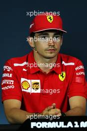 Charles Leclerc (MON) Ferrari in the FIA Press Conference. 27.06.2019. Formula 1 World Championship, Rd 9, Austrian Grand Prix, Spielberg, Austria, Preparation Day.