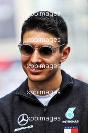 Esteban Ocon (FRA) Mercedes AMG F1 Reserve Driver. 26.04.2019. Formula 1 World Championship, Rd 4, Azerbaijan Grand Prix, Baku Street Circuit, Azerbaijan, Practice Day.