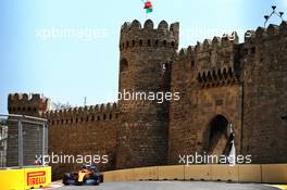 Lando Norris (GBR) McLaren MCL34. 26.04.2019. Formula 1 World Championship, Rd 4, Azerbaijan Grand Prix, Baku Street Circuit, Azerbaijan, Practice Day.
