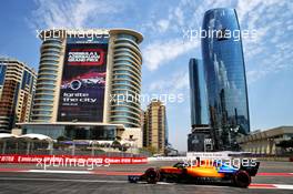 Carlos Sainz Jr (ESP) McLaren MCL34. 26.04.2019. Formula 1 World Championship, Rd 4, Azerbaijan Grand Prix, Baku Street Circuit, Azerbaijan, Practice Day.
