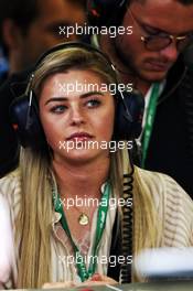 Victoria-Jane Verstappen (NLD) Sister of Max Verstappen (NLD) Red Bull Racing. 26.04.2019. Formula 1 World Championship, Rd 4, Azerbaijan Grand Prix, Baku Street Circuit, Azerbaijan, Practice Day.