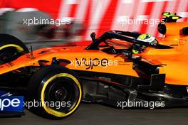 Stoffel Vandoorne (BEL) McLaren MCL33. 26.04.2019. Formula 1 World Championship, Rd 4, Azerbaijan Grand Prix, Baku Street Circuit, Azerbaijan, Practice Day.