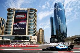 George Russell (GBR) Williams Racing FW42. 26.04.2019. Formula 1 World Championship, Rd 4, Azerbaijan Grand Prix, Baku Street Circuit, Azerbaijan, Practice Day.
