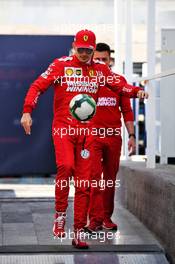 Charles Leclerc (MON) Ferrari. 26.04.2019. Formula 1 World Championship, Rd 4, Azerbaijan Grand Prix, Baku Street Circuit, Azerbaijan, Practice Day.