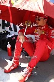 Charles Leclerc (MON) Ferrari. 28.04.2019. Formula 1 World Championship, Rd 4, Azerbaijan Grand Prix, Baku Street Circuit, Azerbaijan, Race Day.