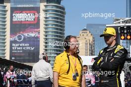 Nico Hulkenberg (GER) Renault Sport F1 Team. 28.04.2019. Formula 1 World Championship, Rd 4, Azerbaijan Grand Prix, Baku Street Circuit, Azerbaijan, Race Day.