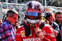 Charles Leclerc (MON) Ferrari on the grid. 28.04.2019. Formula 1 World Championship, Rd 4, Azerbaijan Grand Prix, Baku Street Circuit, Azerbaijan, Race Day.