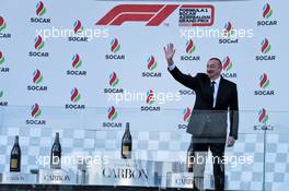 Podium. 28.04.2019. Formula 1 World Championship, Rd 4, Azerbaijan Grand Prix, Baku Street Circuit, Azerbaijan, Race Day.