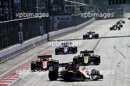 Carlos Sainz Jr (ESP) McLaren MCL34. 28.04.2019. Formula 1 World Championship, Rd 4, Azerbaijan Grand Prix, Baku Street Circuit, Azerbaijan, Race Day.