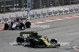 Nico Hulkenberg (GER) Renault F1 Team RS19. 28.04.2019. Formula 1 World Championship, Rd 4, Azerbaijan Grand Prix, Baku Street Circuit, Azerbaijan, Race Day.