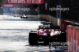 Sebastian Vettel (GER) Ferrari SF90. 28.04.2019. Formula 1 World Championship, Rd 4, Azerbaijan Grand Prix, Baku Street Circuit, Azerbaijan, Race Day.