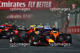 Max Verstappen (NLD) Red Bull Racing RB15 at the start of the race. 28.04.2019. Formula 1 World Championship, Rd 4, Azerbaijan Grand Prix, Baku Street Circuit, Azerbaijan, Race Day.