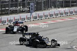 Romain Grosjean (FRA) Haas F1 Team VF-19. 28.04.2019. Formula 1 World Championship, Rd 4, Azerbaijan Grand Prix, Baku Street Circuit, Azerbaijan, Race Day.